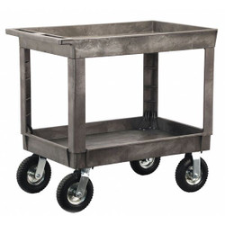 Manufacturer Varies Utility Cart,500 lb. Load Cap.,Plastic 2523WWG