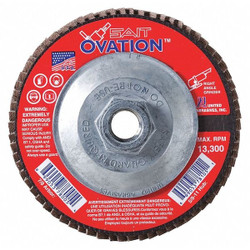 United Abrasives/Sait Arbor Mount Flap Disc,7in,36,ExtraCoarse 78145