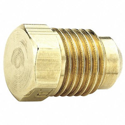 Parker Plug,Brass,Tube,5/8 In.,7/8-14,PK10 639F-10