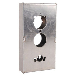 Keedex Weldable Gate Box,Silver,5-1/2" W K-BXSIM