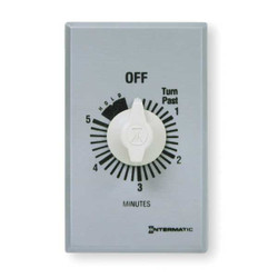 Intermatic Spring-Wound Timer, Silver, 277V AC FF5MH
