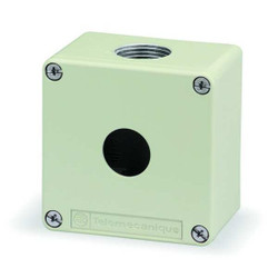 Schneider Electric PushButtonEnclosure,22mm,1Hole,DiCstZinc XAPG19201