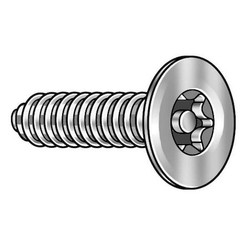 Tamper-Pruf Screws Scrw Sz #10,T20,18-8SS,1"L,PK25 91870