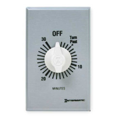 Intermatic Spring-Wound Timer, Silver, 277V AC FF330M