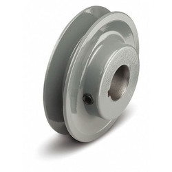 Sim Supply V-Belt Pulley,Finished,1in,0.88in  BK341