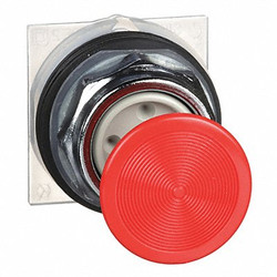 Schneider Electric Non-Illum Push Button Operator,30mm,Red 9001KR4R