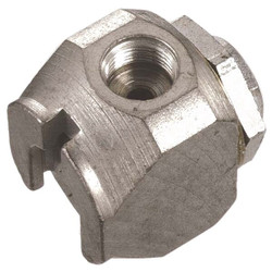 Lincoln Industrial Grease Gun Coupler,Right Angle,7/16",NPT 81458