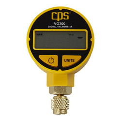 Pro-Set Vacuum Gauge, LCD, Brass, Visual VG200
