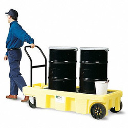 Enpac Drum Spill Platform Cart,Yellow,500 lb. 5200-YE