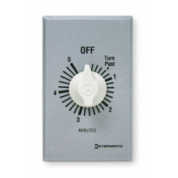 Intermatic Spring-Wound Timer, Silver, 277V AC FF5M