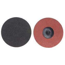 Norton Abrasives Quick-Change Sand Disc,3 in Dia,TR,PK50  66623319030