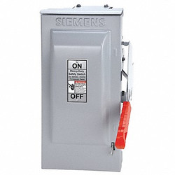 Siemens Safety Switch,600VAC,3PST,30 Amps AC HNF361R