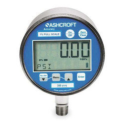 Ashcroft Gauge,Pressure,Digital 302074SD02L300BL