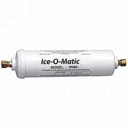 Ice-O-Matic Inline Water Filter,0.5 gpm,2 1/2" H IFI8C