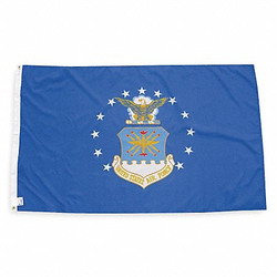 Nylglo Airforce Flag,3x5 Ft 439010