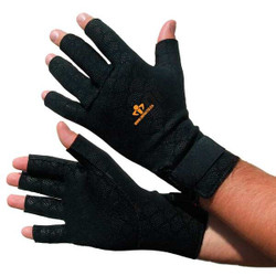 Impacto Anti-Vibration Gloves,L,Black,PR TS199L