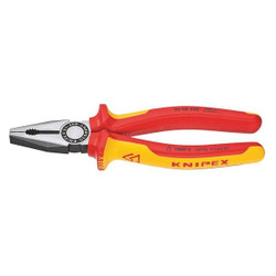 Knipex Linemans Plier,8" L,Ergonomic 03 08 200 SBA