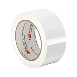 3m Elec Tape,216 ft Lx2 in W,2.5 mil,White  3M 1350 2" x 72 yds White