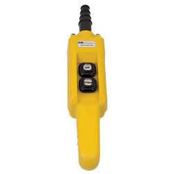 Kh Industries PendantCntrlStation,DeadEnd,2Buttn,Ylw CPE02-D00-000A