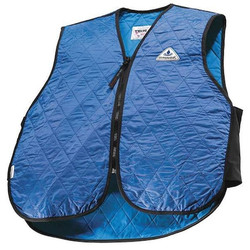 Techniche Cooling Vest,Blue,5 to 10 hr.,L 6529-BLUEL