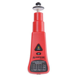 Amprobe Tachometer, +/-1% RPM Acc, LCD TACH-10