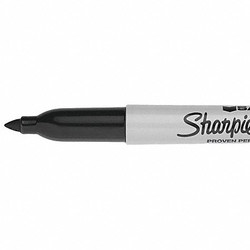 Sharpie Permanent Marker,Black,Fine,PK12 13401