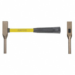 Ampco Safety Tools Backing Out Hammer,Non-Spark,3/8 in Dia H-34FG