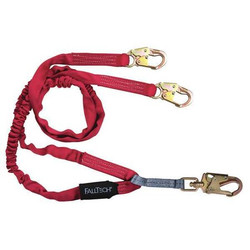 Falltech Shock-Absorbing Lanyard,Red  8247Y