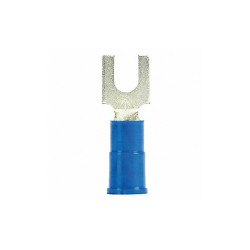 3m Fork Terminal,Block,#6 Stud,Blue,PK25 BFV14-6Q