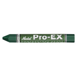 Markal Lumber Crayon, Green, 1/2" Size, PK12 80386