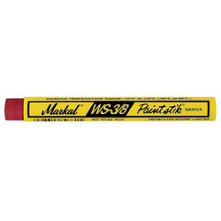 Markal Paint Marker,3/8 In.,Red,PK12 82422