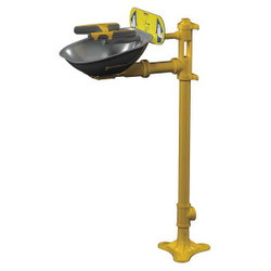 Bradley Eye/Face Wash Station,Ped,Steel,15-1/2 W  S19214Y