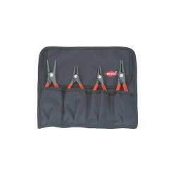 Knipex Retaining Ring Plier Set,0 Deg,4 pc 00 19 57