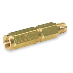 Weksler Snubber,Pressure,Piston,1/4 In,Brass  RS1