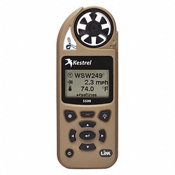 Kestrel Weather Meter,LCD,Desert Tan w/WiFi 0855LVTAN