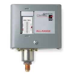 Johnson Controls Single Pressure Control, Adjustable,SPST P170AB-2C