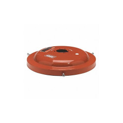 Lincoln Drum Cover,Red,Steel,16 gal 46007
