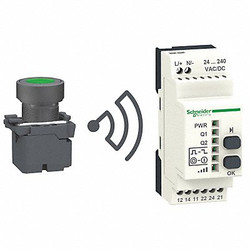 Schneider Electric Push Button Transmitter and Receiver Kit XB5RFA02