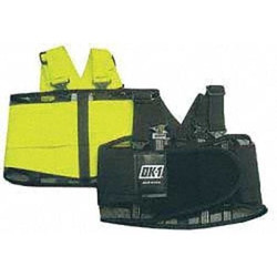 Ok-1 Back Support,Black,Elastic,Mesh,2XL OK-250S-2X