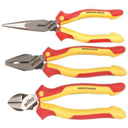 Wiha Plier Set,Insulated,3 Pcs 32981