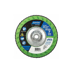 Norton Abrasives Fiber Disc,7 in Dia,5/8in Arbor,P60 Grit 66623399017