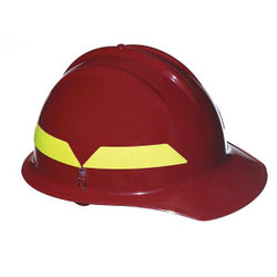 Bullard Fire Helmet,Red,Front Brim FCRDR