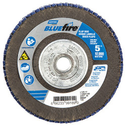 Norton Abrasives Fiber Disc,5 in Dia,5/8in Arbor,P36 Grit 66623399189