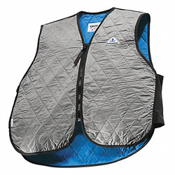 Techniche Cooling Vest,Silver,5 to 10 hr.,L 6529-SILVERL
