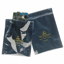 Desco Reclosable Bag,ESD,LDPE,Seal,PK100 13615