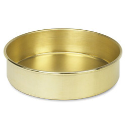 Advantech Manufacturing Pan, Brass, 8 In, Full Ht PB8F