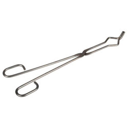 Manufacturer Varies Crucible Tongs,18in L,SS H-23392
