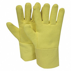 National Safety Apparel Thermal Gloves,Yellow,One Size,PR G44RTRF12