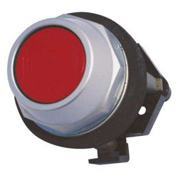 Eaton Flush Push Button,Red,Non-Illum,30mm HT8AAR