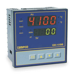 Tempco Temp Controller,Prog,90-250V,Relay2A TEC56025